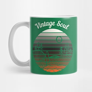 Vintage Soul-mountain sketch Mug